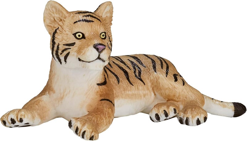 MOJO TIGER CUB HAND PAINTED REPLICA WILD ANIMAL COLLECTABLE TOYS FIGURES 387009 - Image 1
